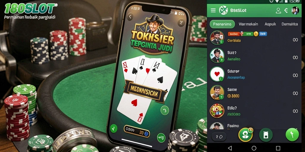 Tampilan gameplay menarik dari 180SLOT saat bermain Poker.