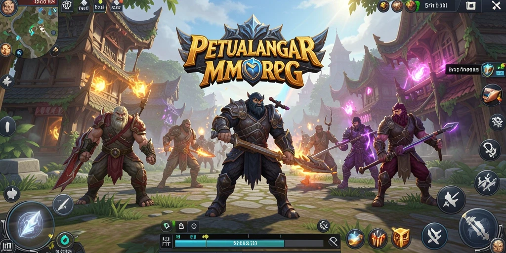 Screenshot gameplay 5RT menampilkan pertarungan seru dengan pemain lainnya.