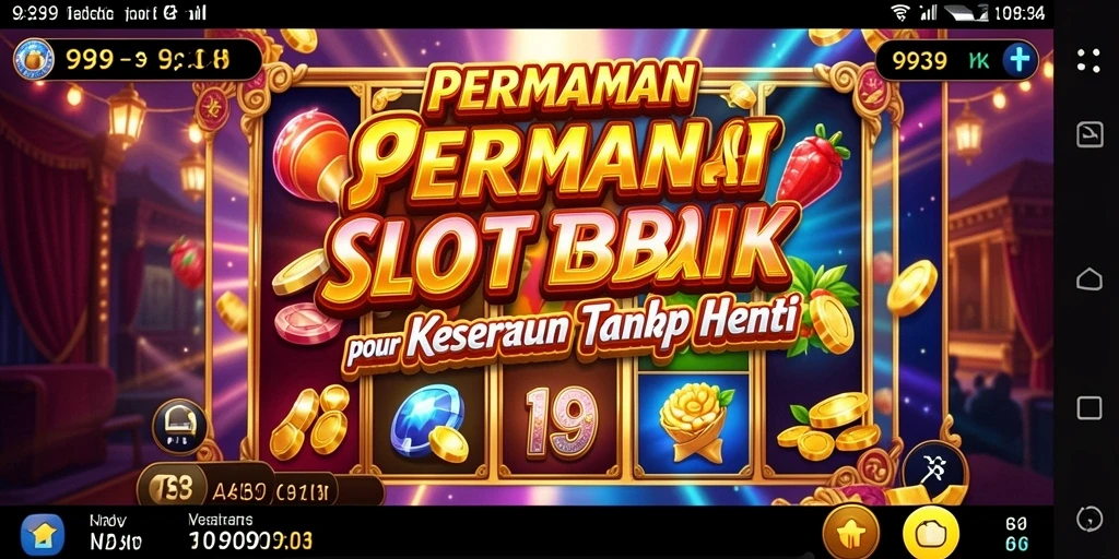 Tampilan gameplay Slot yang mendebarkan di aplikasi 9939.