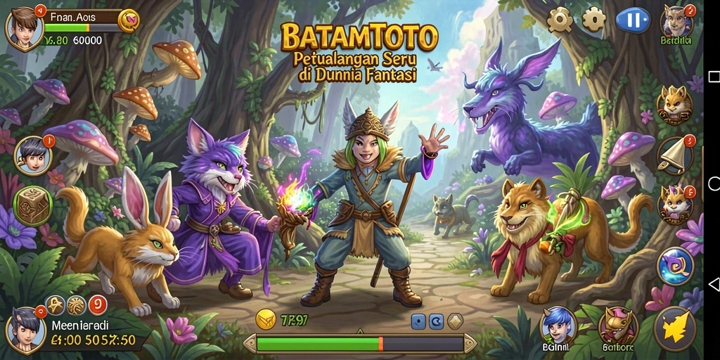 Screenshot gameplay BATAMTOTO yang menampilkan aksi seru dalam petualangan.