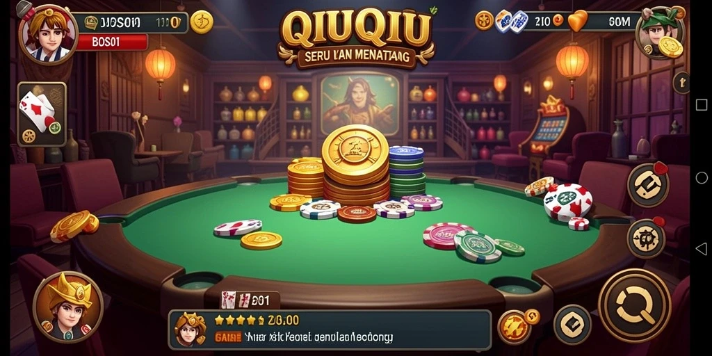 Screenshot dari gameplay QiuQiu yang mendebarkan di BOS01.