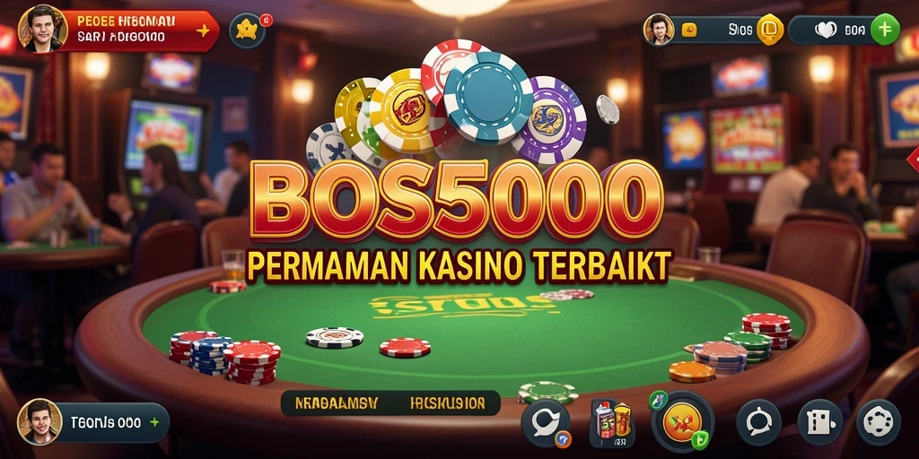 Tampilan seru gameplay kasino di BOS5000 yang menantang.