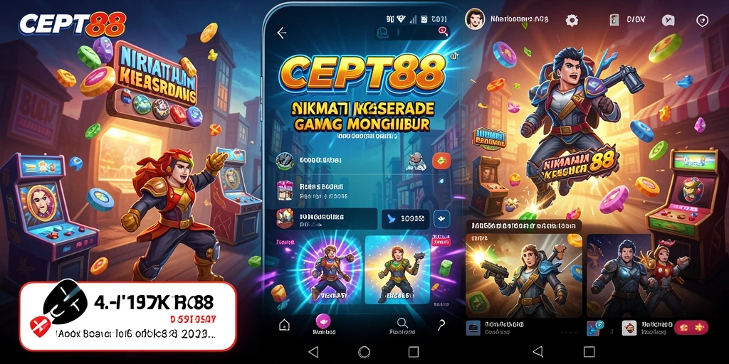 Tampilan menarik dalam gameplay Arcade CEPAT88 yang mengasyikkan.