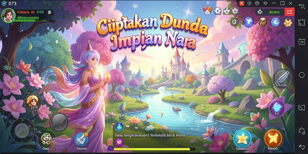 Menampilkan gameplay D73 yang memukau dalam dunia simulasi.