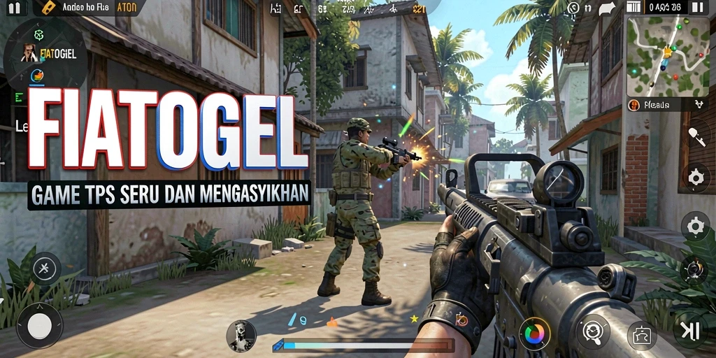 Tampilan gameplay seru dan mendebarkan dalam FIATOGEL.