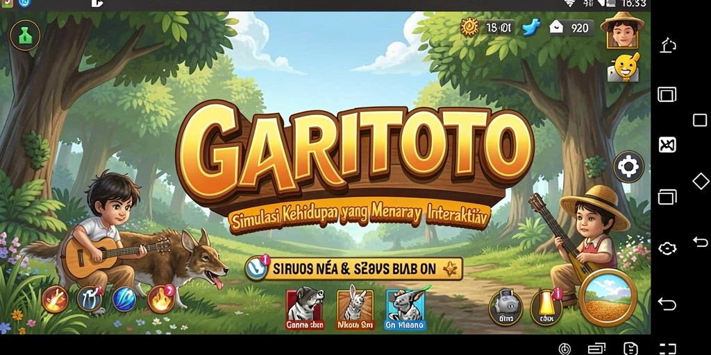 Tampilan screenshot GARITOTO menampilkan momen interaktif dalam gameplay Simulation yang menarik.