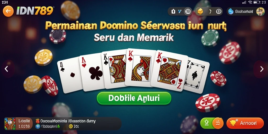 Tampilan gameplay IDN789 yang seru dan interaktif.