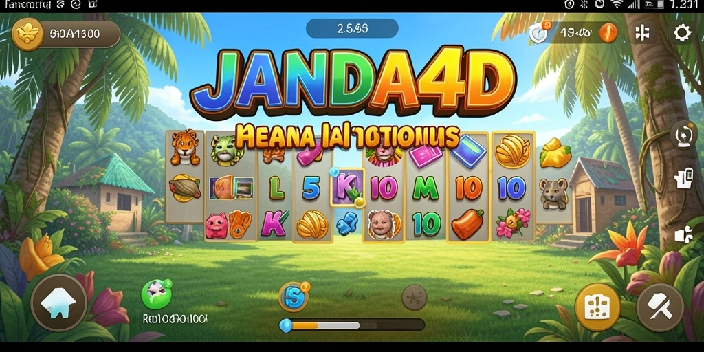 Tampilan gameplay JANDA4D yang mengasyikkan dan penuh warna.