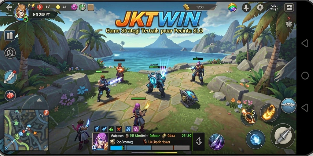 Tampilan gameplay seru dari JKTWIN dengan strategi yang mendalam.