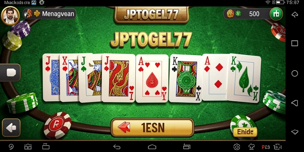 Tampilan gameplay Domino yang menarik dan interaktif.