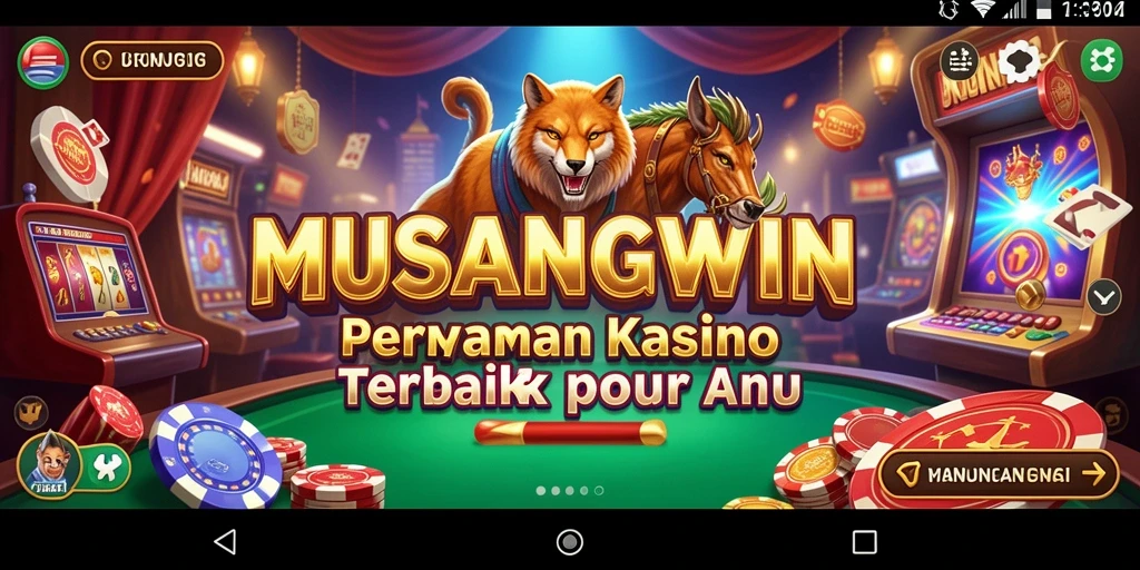 Tampilan screenshot utama MUSANGWIN menampilkan gameplay seru dari permainan Kasino.