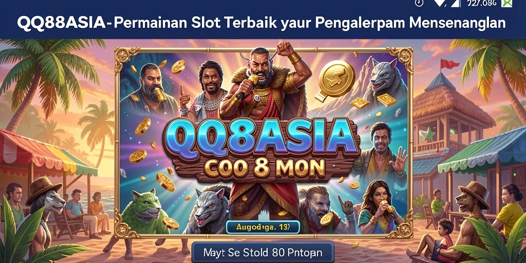 Tampilan gameplay menarik dari QQ88ASIA dengan warna-warna cerah dan efek animasi.