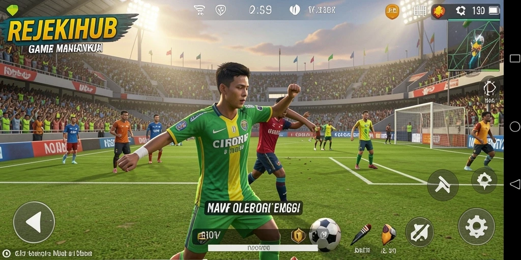 Tampilan menarik dari gameplay <strong>REJEKIHUB</strong> yang penuh aksi olahraga.