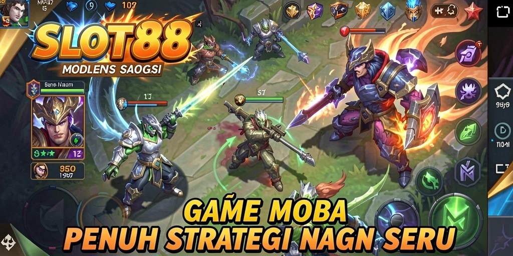 Gameplay seru dan menarik dari SLOT88 MOBA.