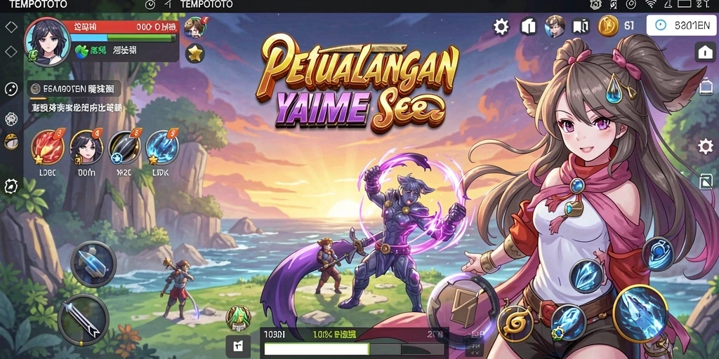 Gameplay menawan yang menghidupkan dunia Anime.