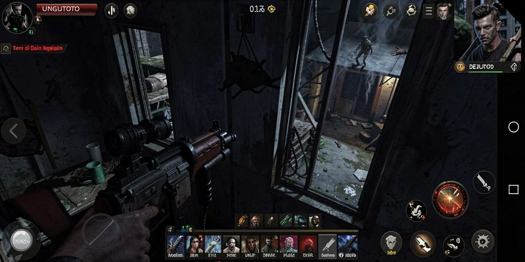 Gameplay menegangkan dengan atmosfer kengerian yang mendalam.