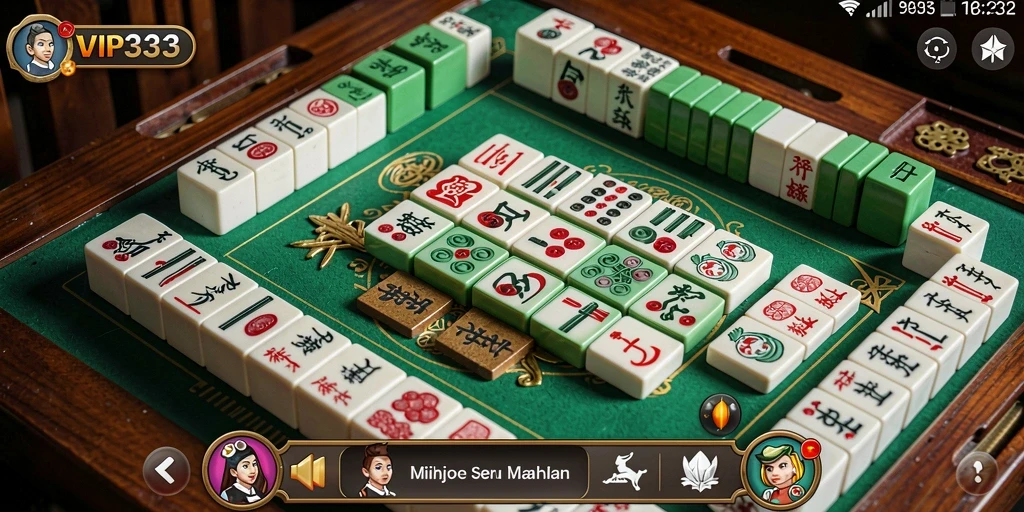 Screenshot gameplay VIP333 menampilkan momen seru permainan Mahjong.